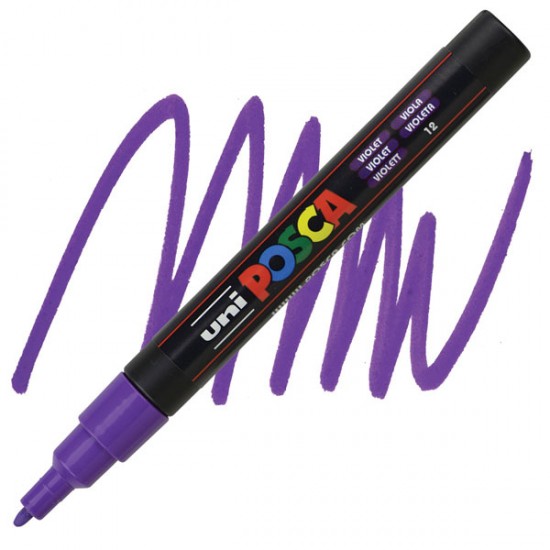 ΜΑΡΚΑΔΟΡΟΣ POSCA PC-3M ΒΙΟΛΕΤΙ